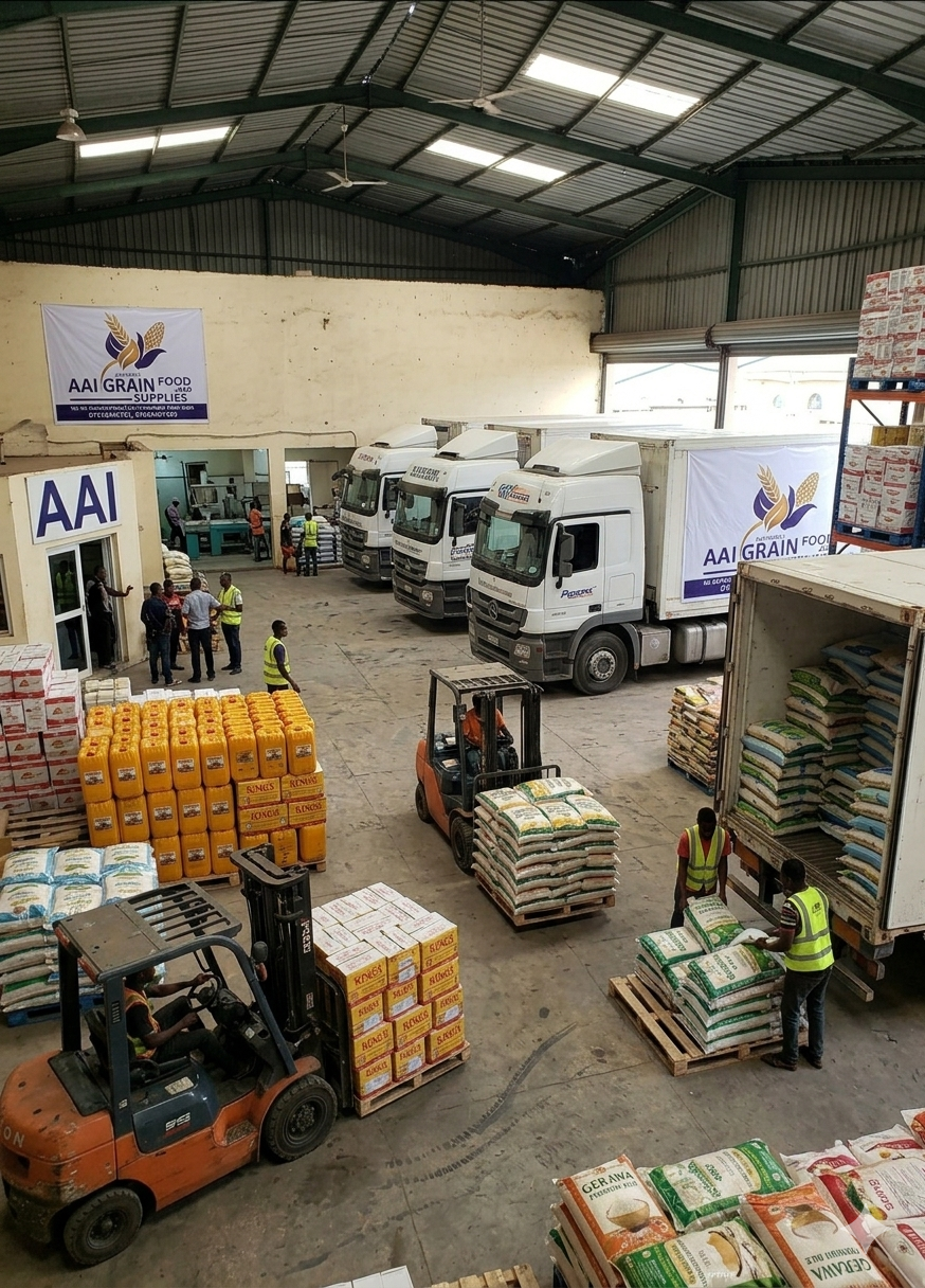 AAI Grains and Food Supplies warehouse operations